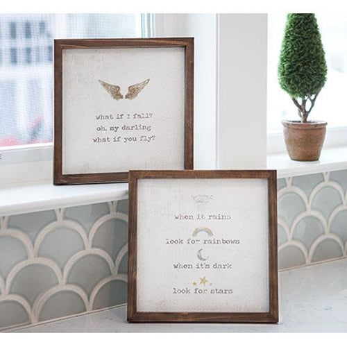 *Framed Watercolor Art - Fly 2 asst.