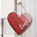 Love Wooden Heart Hanger (Pack of 2)