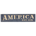 America Est. 1776 Engraved Sign Olde Navy 24" (Pack of 2)
