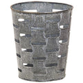 Galvanized Olive Bucket 5.25" (Pack of 4)