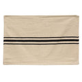 Cream & Black Grain Sack Towel (Pack of 4)