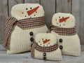 '+Chenille Snowman 4"  (Pack of 4)