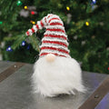 Plush Santa Gnome w/Striped Hat (Pack of 2)