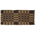 Black/Mustard Woven Short Runner (Pack of 2)