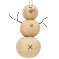 Fabric Snowman Ornament (Pack of 2)