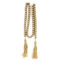 Natural Wood Bead Garland 60"