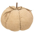 9-1/2" Cream Chenille Pumpkin