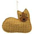 Gratitude Cat Ornament (Pack of 4)