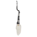 Long Hat Black & White Santa Head Wine Bottle Topper (Pack of 2)