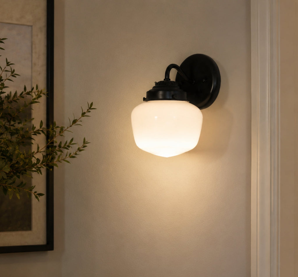 Simple Schoolhouse Sconce Wall Light | 6"W