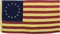 Aged Betsy Ross Flag 28"