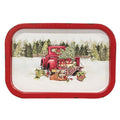 Red Truck Tray 13.5" x 9"  (Pack of 4)