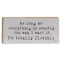 I'm Totally Flexible Block (Pack of 4)