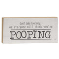 Don't Take Too Long Block (Pack of 4)