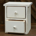 White Farmhouse Drawers