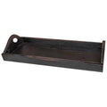 Black Wood Tray w/Handles