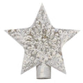 Whitewashed Star Tree Topper 5" (Pack of 4)
