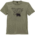 Mama Bear T-Shirt Heather City Green Small