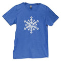 Snowflake T-Shirt Heather Royal Large