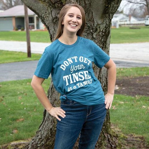 Tinsel in a Tangle T-Shirt Large