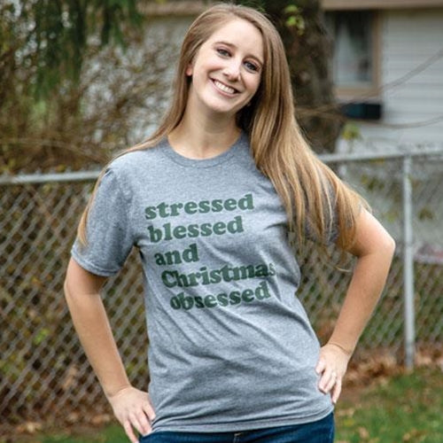 Christmas Obsessed T-Shirt Large