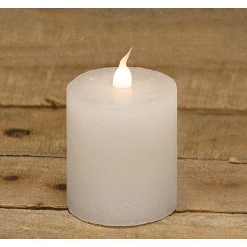 White Timer Pillar 2.5" (Pack of 4)