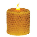 Wrapped Honeycomb LED Votive 2" x 2" (Pack of 2)