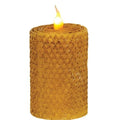 Wrapped Honeycomb LED Pillar 2" x 3" (Pack of 2)