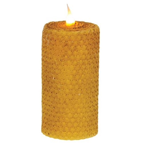 Wrapped Honeycomb LED Pillar 2" x 4" (Pack of 2)