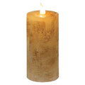 Grungy Tan LED Pillar 2" x 4" (Pack of 4)