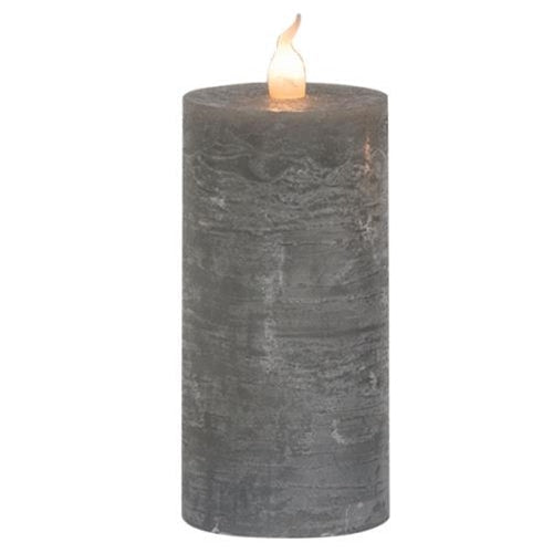 Gray Flicker Pillar 4" (Pack of 2)
