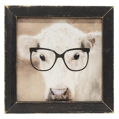 See Clearly Cow Framed Print (Pack of 2)