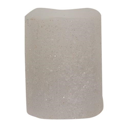 White Frosty Timer Votive 2" x 2.5" (Pack of 4)
