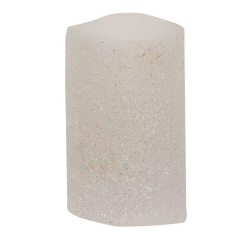 White Frosty Timer Votive 2" x 3" (Pack of 4)