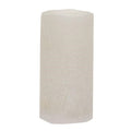 White Frosty Timer Pillar 3" x 6" (Pack of 2)