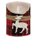 Deer Lodge LED Flicker Pillar 3.5" x 4.75"