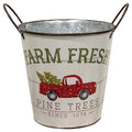 Farm Fresh Pine Trees Bucket 6" (Pack of 4)