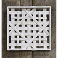 Whitewash Square Woven Frame 16" (Pack of 2)