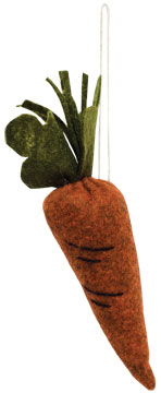 Felt Carrot 8" (Pack of 4)