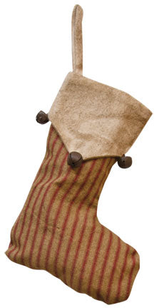 Rustic Stocking 8"  (Pack of 4)