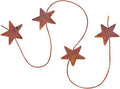 Rusty Stars Garland 6'  (Pack of 4)