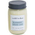 Blueberry Crumb Cake Jar Candle 12 oz (Pack of 2)