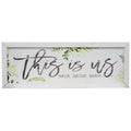 This Is Us Print 13x37 White Frame
