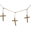 Natural Bead Cross Garland