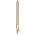 '+Natural Bead Tassel Tied Garland (Pack of 2)