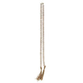 '+White Washed Bead Tassel Tied Garland (Pack of 2)