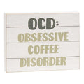 Obsessive Coffee Disorder Block 6.5"x5" (Pack of 4)