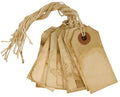Tea-Stained Tags 4-3/4" (Pack of 4)