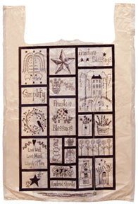 100/Pkg Primitive Blessings Plastic Bags 30 x20 x10"