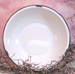 Enamelware Basin 12" (Pack of 2)
